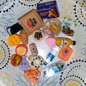 Assorted Miniature Food Toys